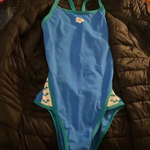 Blue/Green Arena Swimsuit